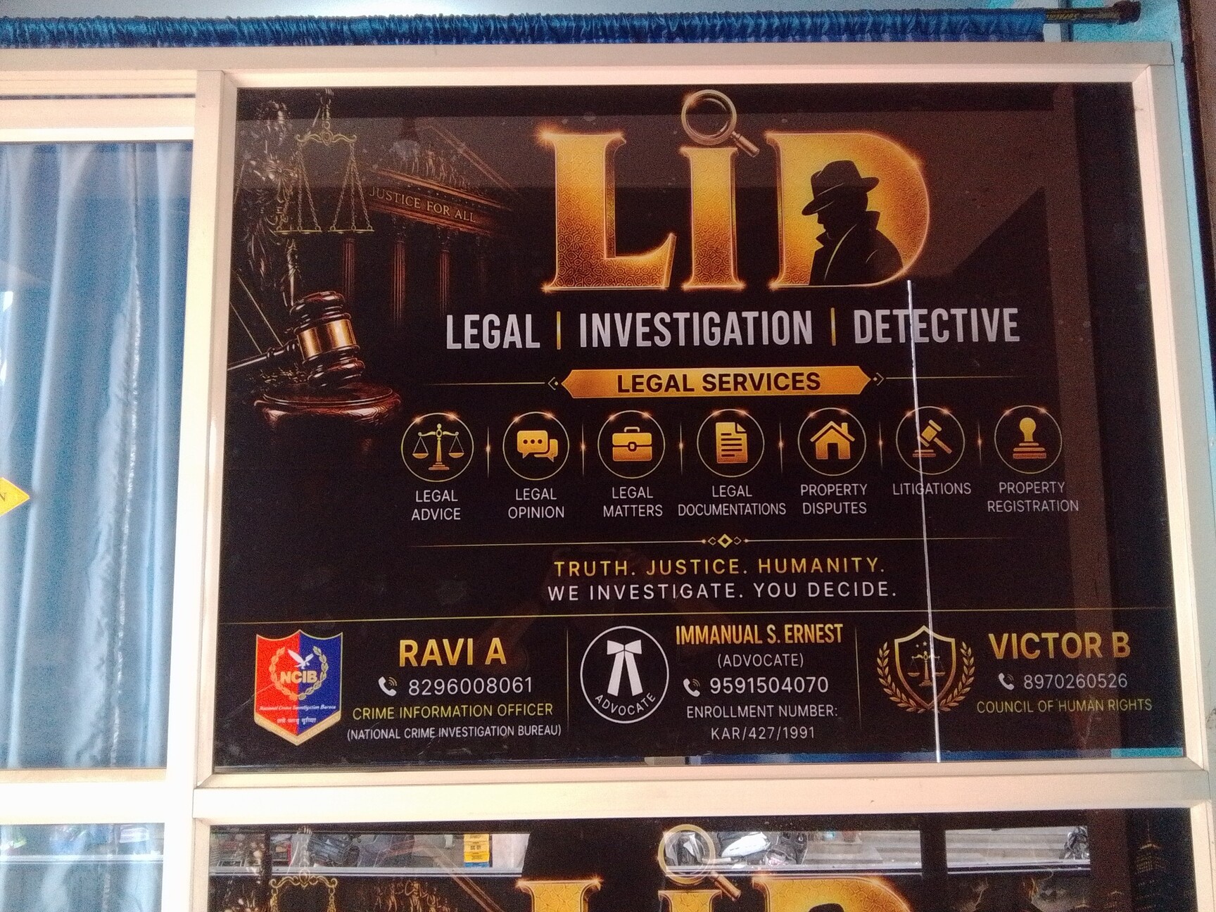 LID Headquarters Office Signage